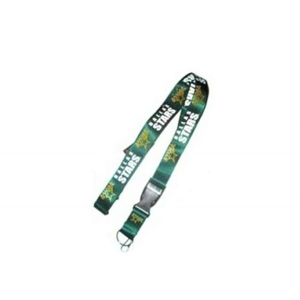 Dallas Stars Green Lanyard Keychain 2 Sided Premium NHL Official Merch Fan Gear